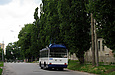 Škoda-14Tr18/6M #2403 35-го маршрута на улице Ньютона возле улицы Троллейбусной
