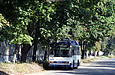 Škoda-14Tr18/6M #2404 5-го маршрута на улице Ньютона в районе улицы Троллейбусной