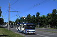 Škoda-14Tr18/6M #2404 35-го маршрута на проспекте Льва Ландау в районе улицы Киргизской