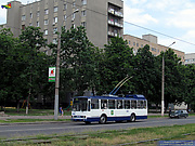 Škoda-14Tr18/6M #2405 35-го маршрута на проспекте Героев Сталинграда напротив улицы Фонвизина