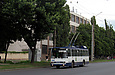 Škoda-14Tr18/6M #2405 35-го маршрута на проспекте Героев Сталинграда возле улицы Троллейбусной