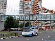 Škoda-14Tr18/6M #2406 3-го маршрута на проспекте Гагарина в районе улицы Кирова