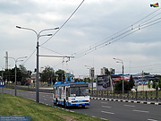 Škoda-14Tr18/6M #2406 3-го маршрута на проспекте Гагарина в районе улицы Чугуевской