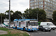 Škoda-14Tr18/6M #2406 5-го маршрута на улице Вернадского перед выездом на круговую развязку с Красношкольной набережной