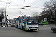Škoda-14Tr18/6M #2408 5-го маршрута на проспекте Гагарина пересекает улицу Молочную
