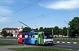 Škoda-14Tr18/6M #2408 5-го маршрута на проспекте Гагарина возле улицы Обоянской