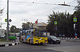 Škoda 14Tr18/6M #2409 5-го маршрута на проспекте Гагарина на перекрестке с улицей Молочной