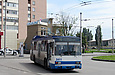 Škoda-14Tr18/6M #2411 19-го маршрута на конечной станции "Улица Одесская"