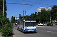Škoda-14Tr18/6M #2411 19-го маршрута на проспекте Льва Ландау возле улицы Ковтуна