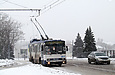 Škoda-14Tr18/6M #2412 3-го маршрута на проспекте Гагарина в районе улицы Державинской