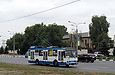 Škoda-14Tr18/6M #2412 5-го маршрута на проспекте Гагарина напротив мясокомбината