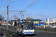 Škoda-14Tr18/6M #2412 5-го маршрута на проспекте Гагарина в районе Бутлеровского въезда