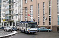 Skoda-14Tr18/6M #2413 5-го маршрута поворачивает из Соляниковского переулка на улицу Гамарника