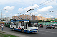 Škoda-14Tr18/6M #2413 3-го маршрута на проспекте Героев Сталинграда отправился от остановки "Улица Одесская"