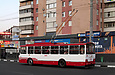 Škoda-14Tr #2415 5-го маршрута на проспекте Гагарина перед отправлением от остановки "Улица Одесская"