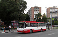Škoda-14Tr #2415 5-го маршрута на проспекте Гагарина перед отправлением от остановки "Улица Державинская"