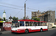 Škoda-14Tr17/6M #2416 5-го маршрута на улице Кузнечной прибыл на конечную "Улица Университетская"