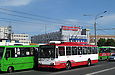 Škoda-14Tr #2417 3-го маршрута на улице Вернадского возле станции метро "Проспект Гагарина"