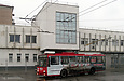 Škoda-14Tr08/6 #2418 3-го маршрута перед отправлением от конечной "Улица Университетская"
