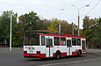 Škoda-14Tr17/6M #3104 13-го маршрута во время дневного перерыва на конечной "Парк "Зустріч"