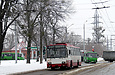Škoda-14Tr17/6M #3104 7-го маршрута на улице Плиточной возле Московского проспекта