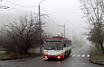 Škoda-14Tr17/6M #3105 46-го маршрута на бульваре Грицевца возле конечной "Микрорайон "Горизонт"