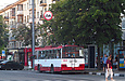 Škoda 14Tr17/6M #3105 2-го маршрута на проспекте Науки возле перекрестка с улицей Космической