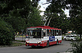 Škoda-14Tr17/6M #3105 46-го маршрута разворачивается на конечной "Улица 12-го Апреля"