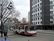 Škoda-14Tr17/6M #3105 46-го маршрута на улице Богдана Хмельницкого в районе площади Защитников Украины
