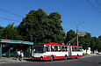 Škoda-15Tr13/6M #3101 45-го маршрута на улице Роганской напротив улицы Грицевца