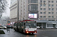 Škoda-15Tr13/6M #3102 2-го маршрута на проспекте Независимости возле улицы Тринклера