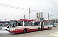Škoda-15Tr13/6M #3102 2-го маршрута во время отстоя на разворотном круге "Ст.метро "Научная"