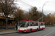 Škoda-15Tr13/6M #3102 2-го маршрута на проспекте Победы перед отправлением от остановки "Школьная"