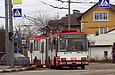 Škoda 15Tr13/6M #3102 2-го маршрута на перекрестке улицы Ахсарова и проспекта Науки