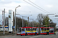 Škoda-15Tr13/6M #3103 46-го маршрута поворачивает на Московский проспект с улицы 12-го Апреля