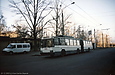 ЮМЗ-Т1 #1214 2-го маршрута на конечной станции "Улица Академика Проскуры"