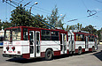 ЮМЗ-Т1 #2003 63-го маршрута в Троллейбусном депо №2 возле въезда