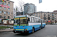 ЮМЗ-Т1 #2004 выезжает с проспекта Гагарина на площадь Руднева
