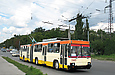 ЮМЗ-Т1 #2005 1-го маршрута на проспекте Маршала Жукова сразу за пересечением с улицей Танкопия