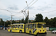 ЮМЗ-Т1 #2005 1-го маршрута на разворотном кольце конечной станции "Метро "Маршала Жукова"