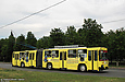ЮМЗ-Т1 #2005 1-го маршрута на проспекте Маршала Жукова между остановками "Дворец спорта" и "Улица Танкопия"
