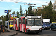 ЮМЗ-Т1 #2007 35-го маршрута на проспекте 50-летия СССР непосредственно перед поворотом на проспект Героев Сталинграда