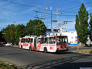 ЮМЗ-Т1 #2007 3-го маршрута на пересечении улиц Харьковских Дивизий и Танкопия
