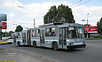 ЮМЗ-Т1 #2008 63-го маршрута поворачивает с проспекта 50-летия ВЛКСМ на проспект 50-летия СССР