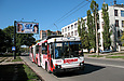 ЮМЗ-Т1 #2011 3-го маршрута на проспекте Героев Сталинграда в районе Зернового переулка