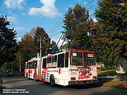 ЮМЗ-Т1 #2011 3-го маршрута на улице Ощепкова в районе Снегиревского переулка