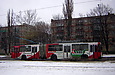 ЮМЗ-Т1 #2013 63-го маршрута на проспекте Героев Сталинграда возле перекрестка с переулком Бокариуса