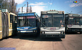 ЮМЗ-Т1 #2002, #2023 и #2021 в открытом парке Троллейбусного депо №2