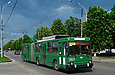 ЮМЗ-Т1 #2027 1-го маршрута на проспекте Маршала Жукова возле Фрунзенского районного совета