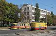 ЗИУ-682 #0201 и КТГ-1 #018 на проспекте Героев Сталинграда возле перекрестка с будущей Троллейбусной улицей